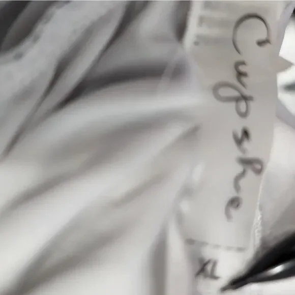 CUPSHE Black White Striped Ruffle Trim One-piece Swimsuit XL - Picture 5 of 5